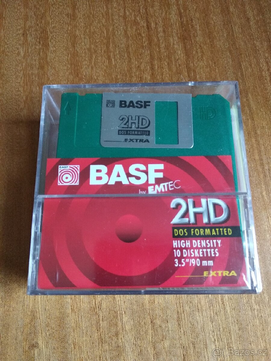 Diskety 2HD BASF - EMTEC a Verbatim a SONY - 5
