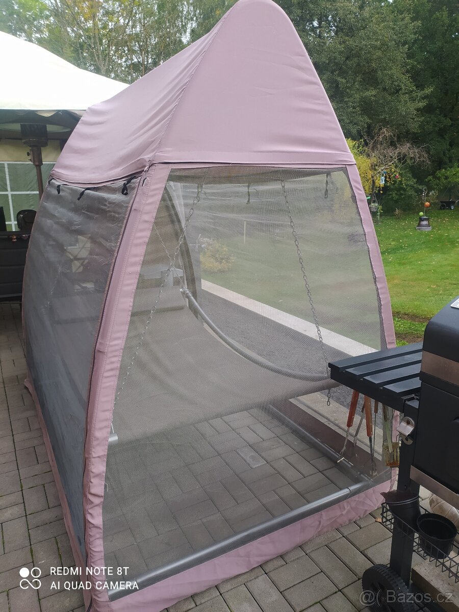 ZAHRADNÍ KOVOVÁ HOUPAČKA TRINIDAD TAUPE - 5