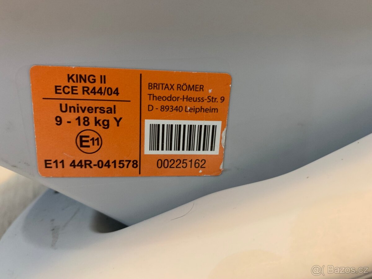 Rostoucí autosedačka BRITAX RÖMER - KING II - 5