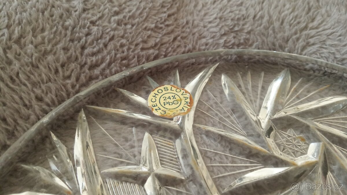 SKLENĚNÉ MISKY, TÁCY - 5