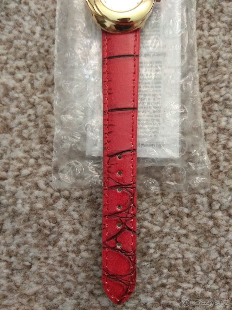 Nové dámské hodinky Avon s koženým páskem - orig. balení - 5