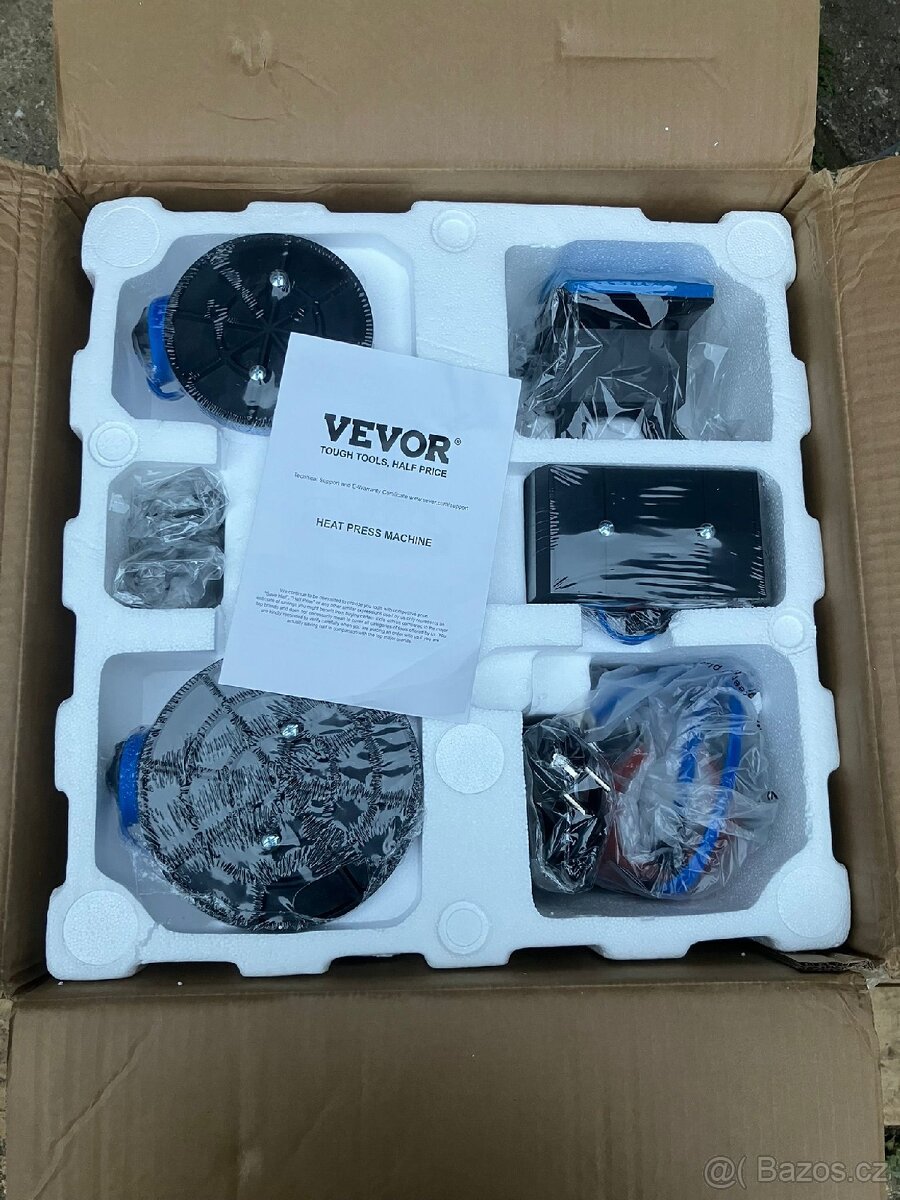 Termolis 8v1, sublimační lis, Heat press 38x38 Cm - 5