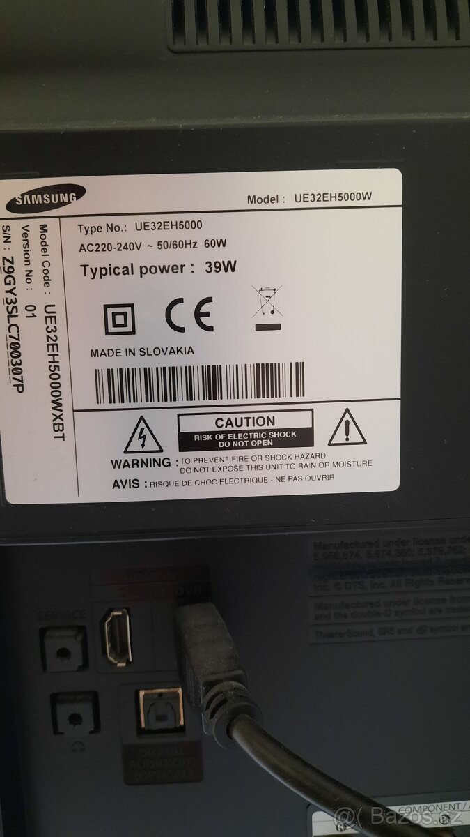 32" Samsung UE32EH5000, LED TV + nástěnný držák - 5