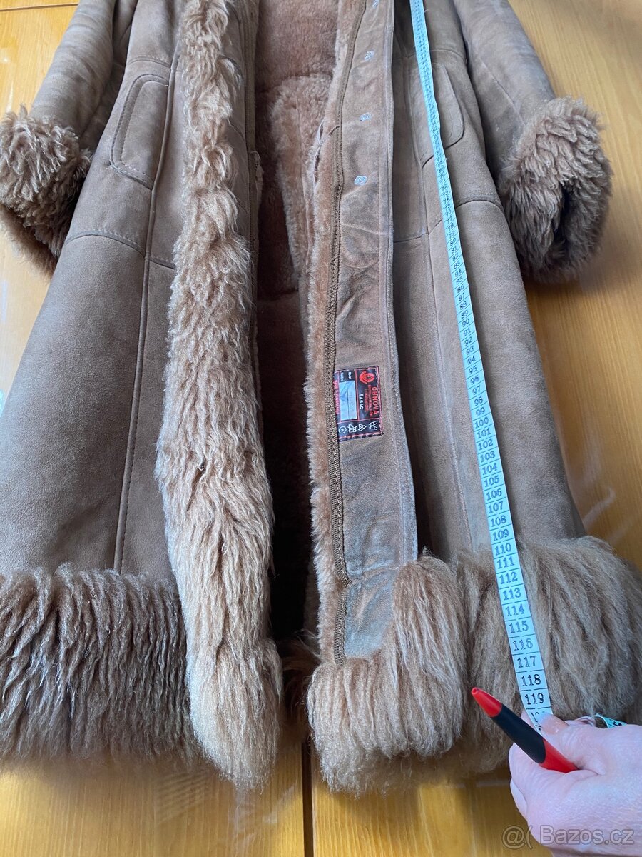 Dámský zimní kabát- pravý dubeňák - 5