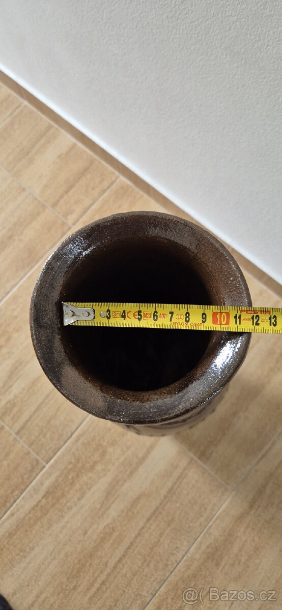 Prodám keramickou vázu, výška 72cm - 5