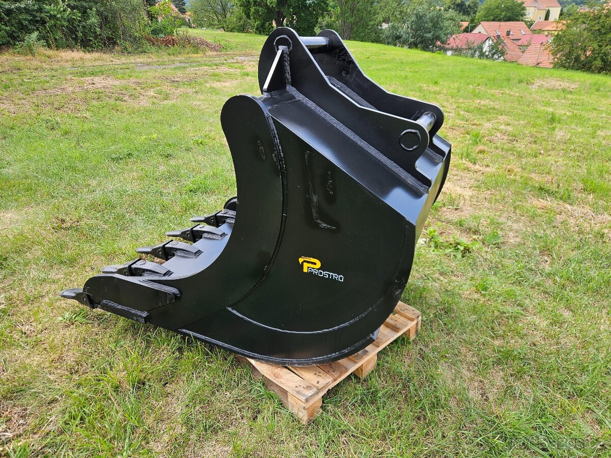 Podkopová lžíce se zuby, 130cm s upínáním S70 - 5