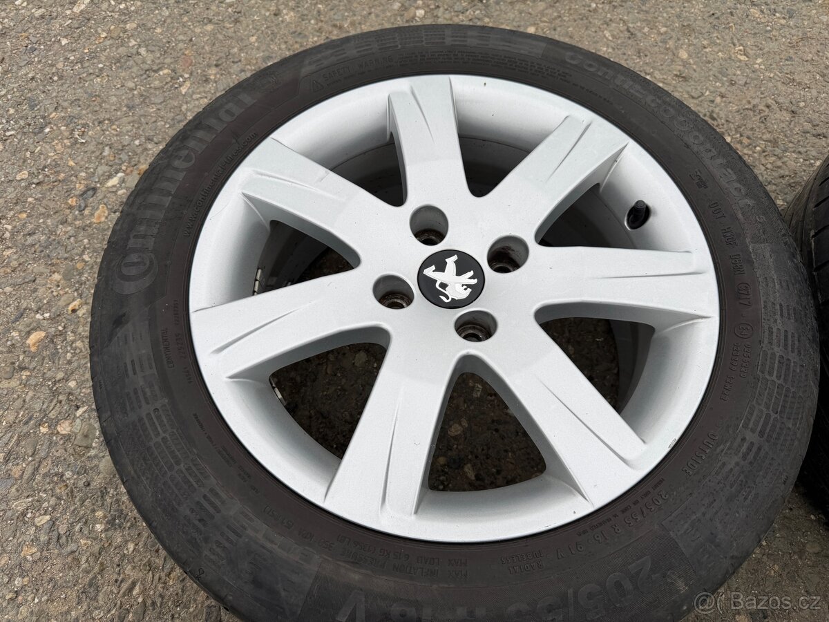 Alu kola 4x108 R16 včetně pneu 205/55/16 - 5