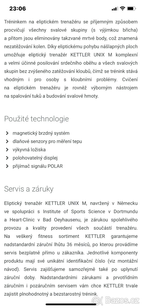 Trenažér Kettler - 5