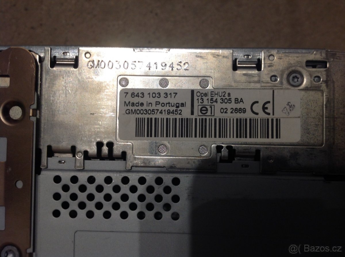 Autorádio Opel CD 30 MP3 - 5