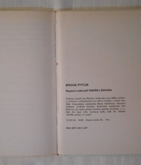 Ondřej Sekora - Brouk Pytlík - 1984 - 5