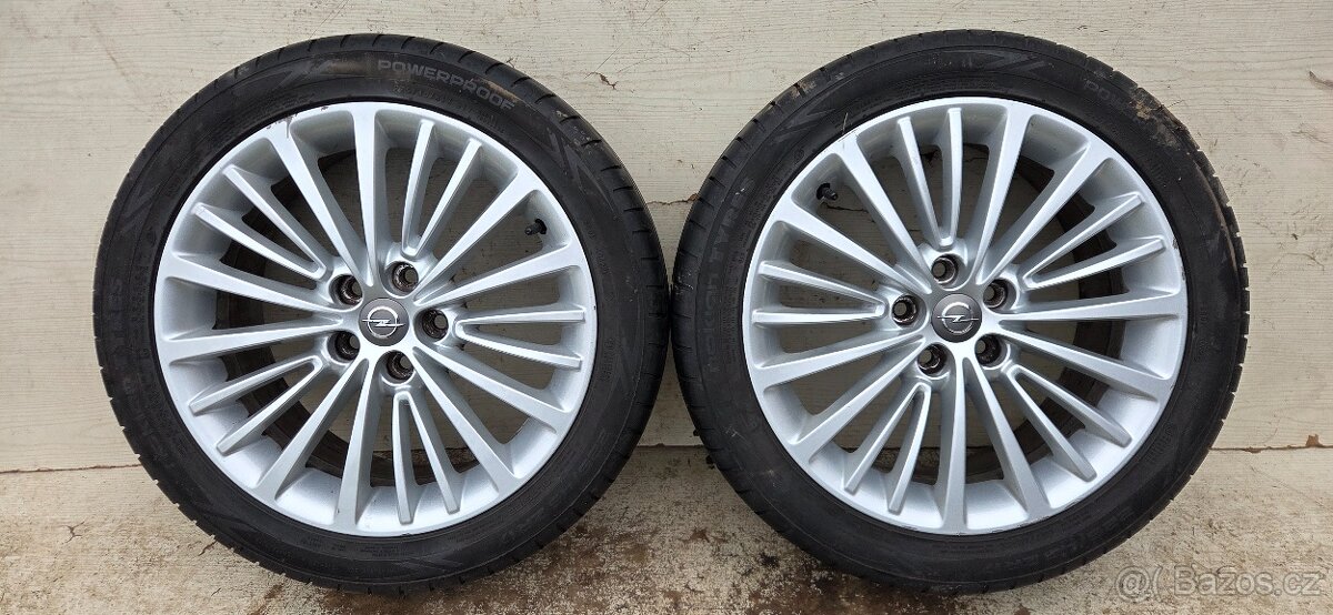 Alu kola Opel Astra K 17" 5x105, letní Nokian 225/45R17 - 5