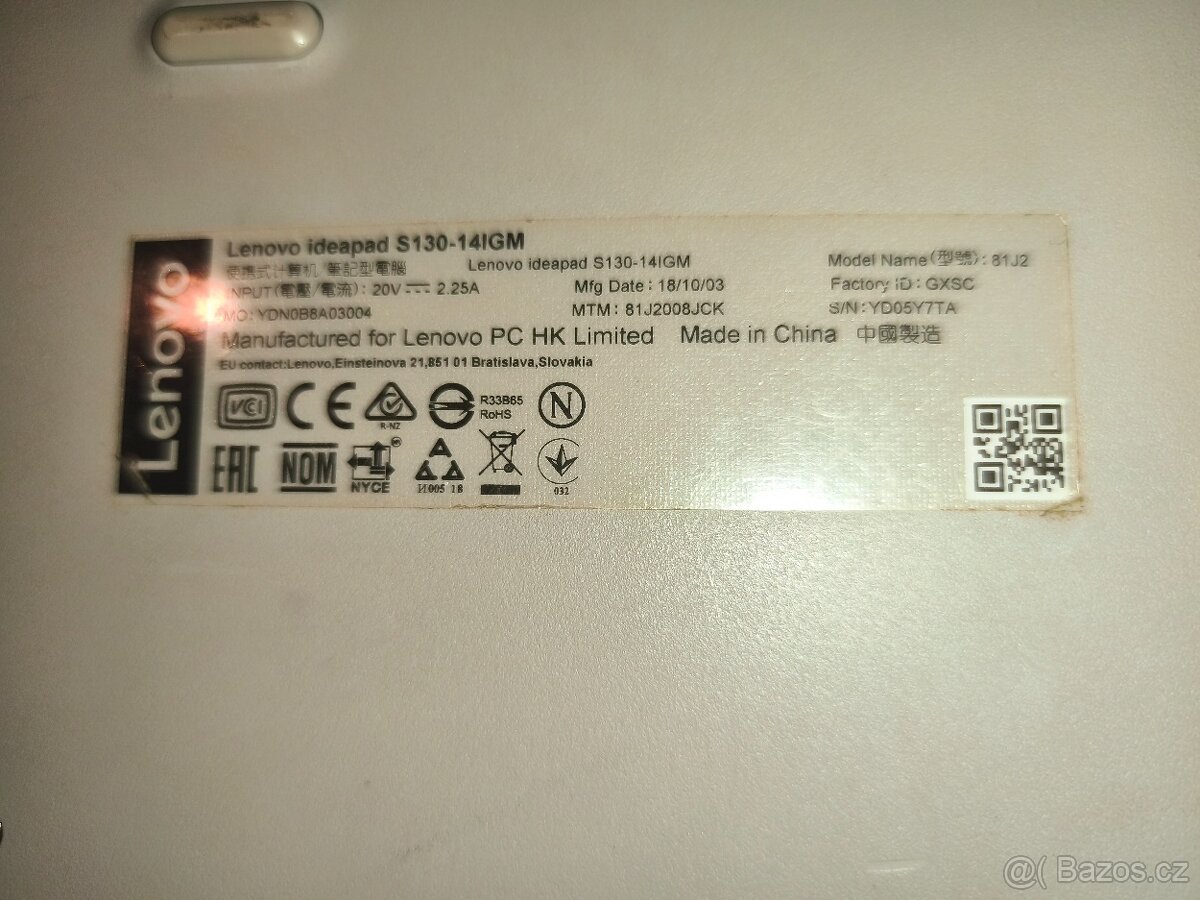 Notebook Lenovo IdeaPad S130-14IGM - 5