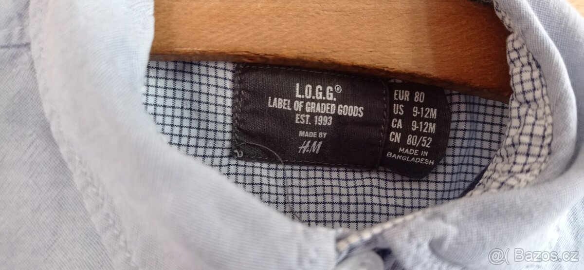 dětské košile H & M vel. 80 - 5