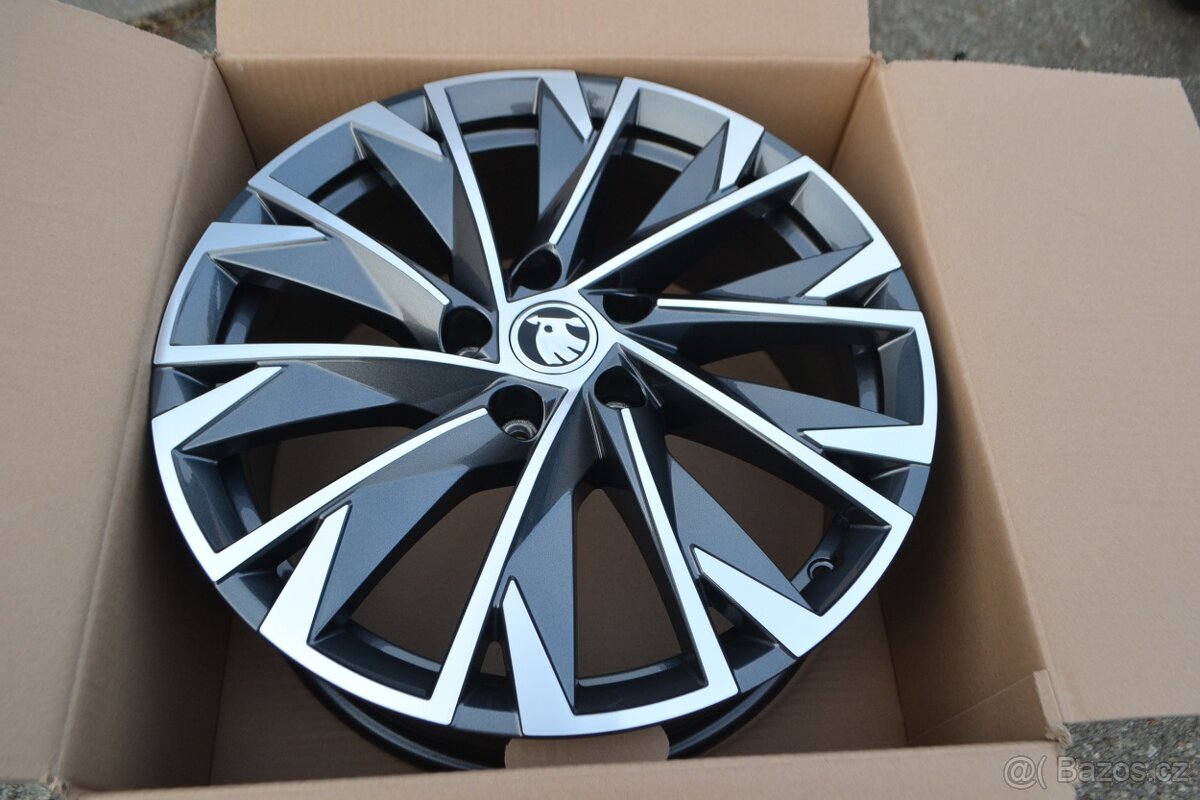 Škoda Karoq/Seat Ateca- NOVÉ 18 Alu disky 7Jx18 ET45, - 5