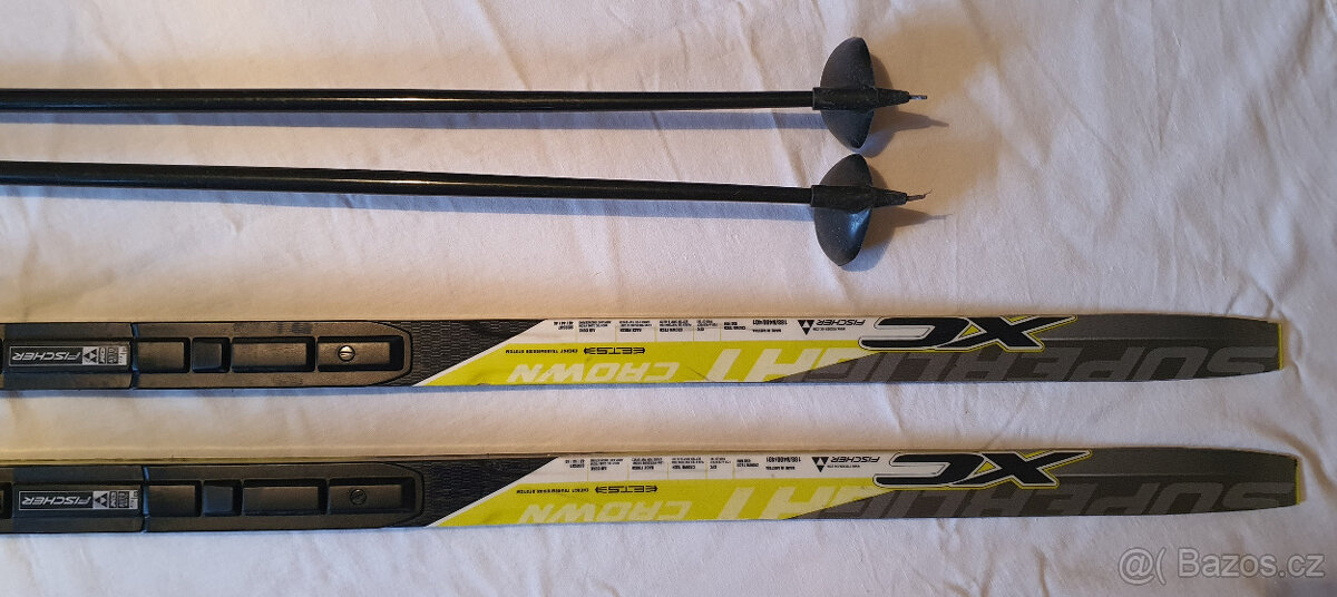Set běžeckých lyží FISCHER XC CROWN, 188 cm + hůlky 145 cm - 5