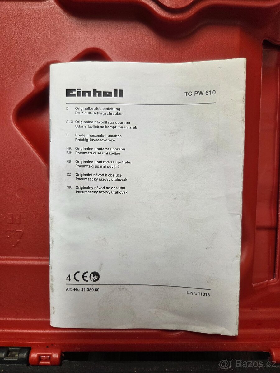 Einhell TC-PW 610 Pneumatický rázový utahovák - 5