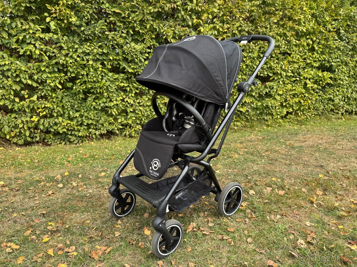 Kočárek Cybex eezy s twist 2+ 2022 moon black frame - 5