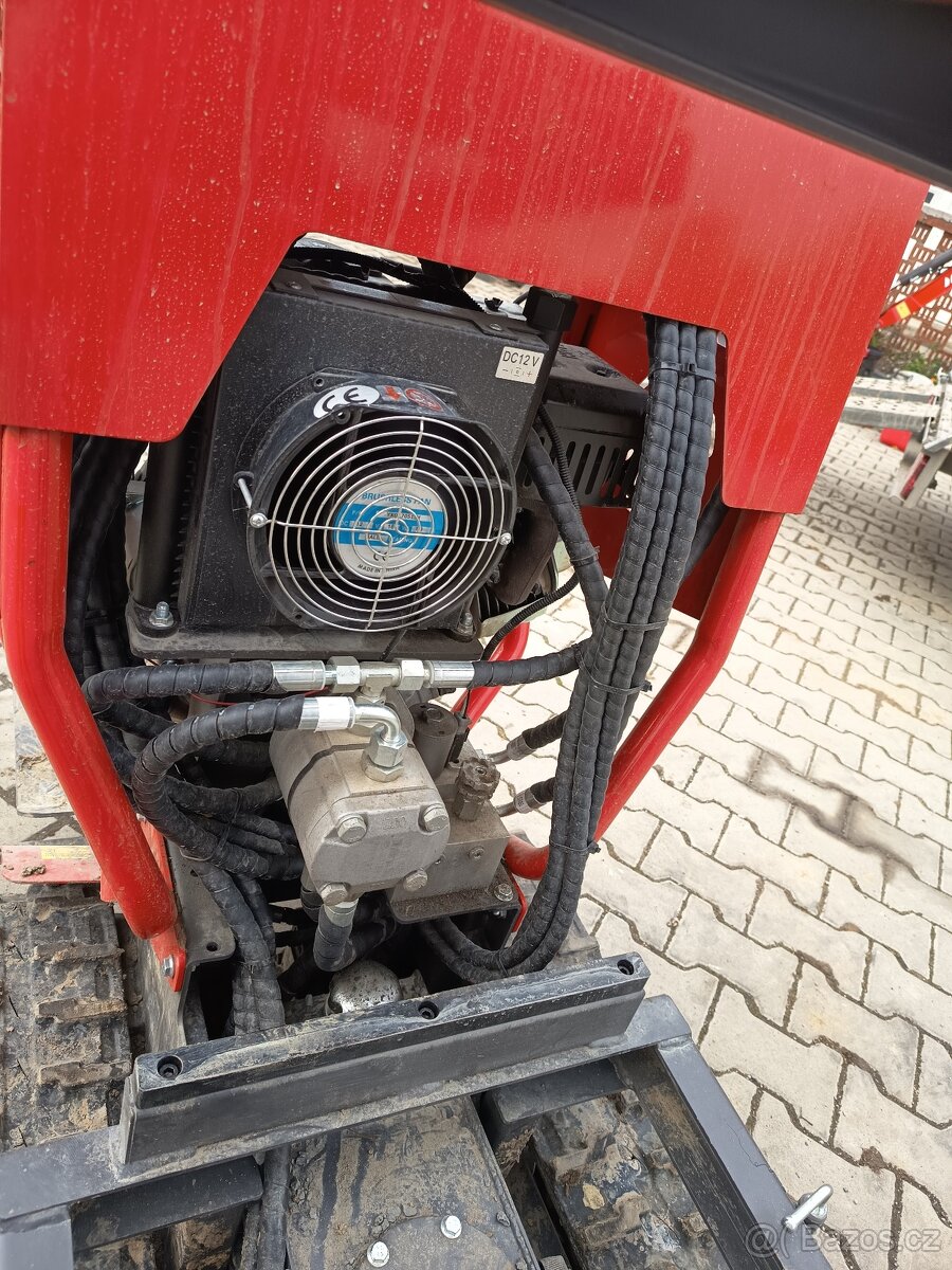 Pásový minidumper nůžkové zvedání korby - 5