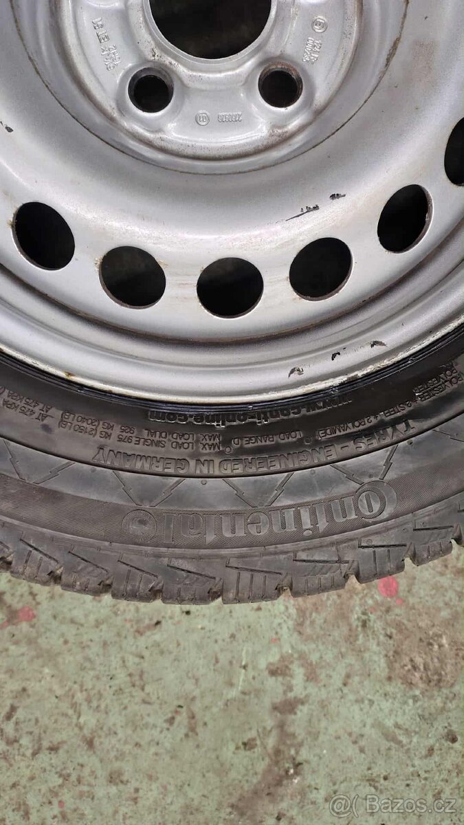 Prodám zimní pneu Vanco Winter2 205/60 r16 C z VW T5 - 5