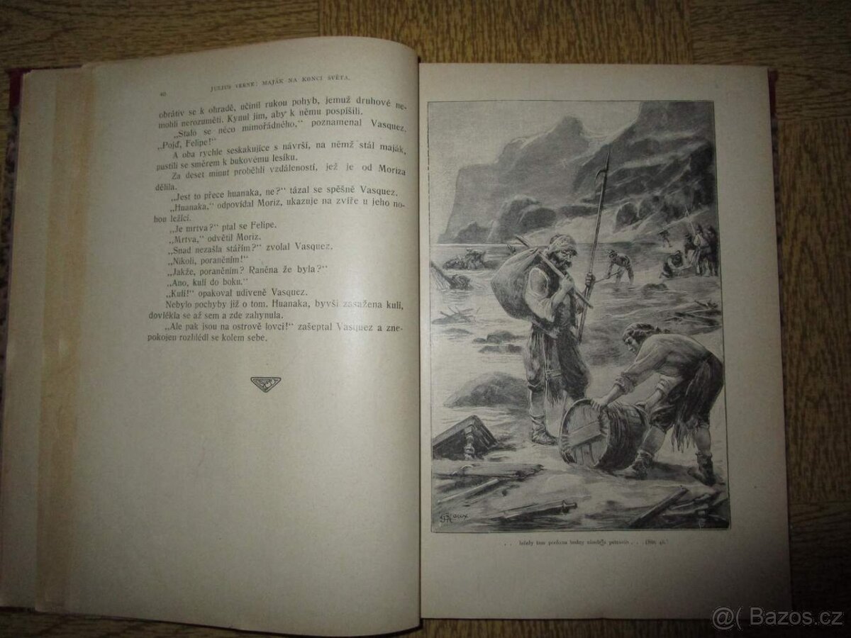 Kniha Maják na konci světa, rok 1926 Julius Verne - 5