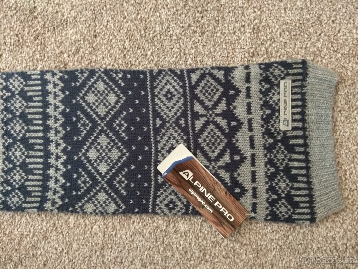 Nová unisex zimní šála ALPINE PRO - 180 cm, orig. balení - 5