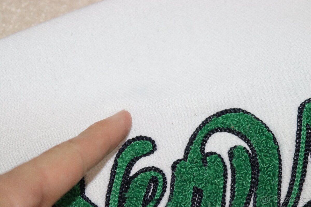 Zeleno-bílá College mikina ZARA vel. 152 - 5