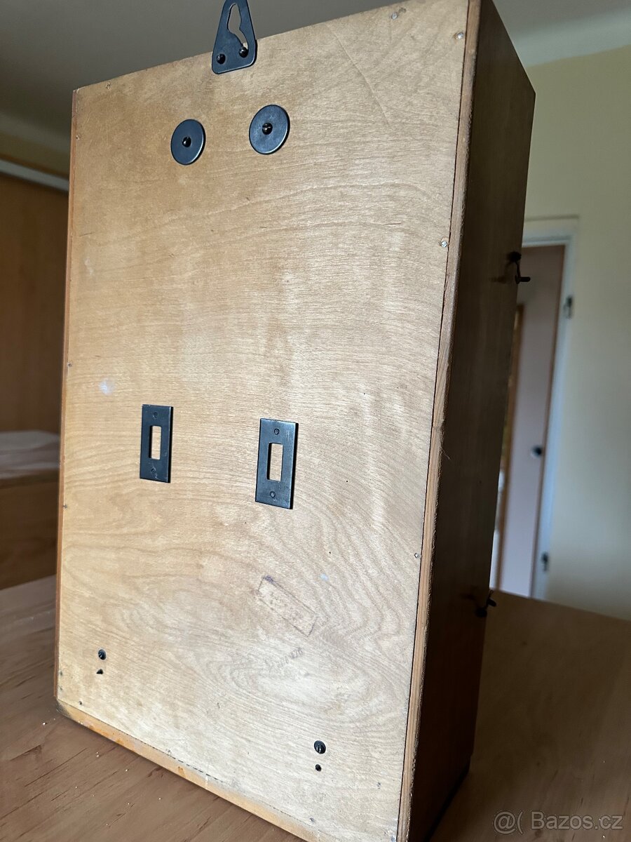 mechanické kyvadlové hodiny Jantar, Янтарь, bijící - 5