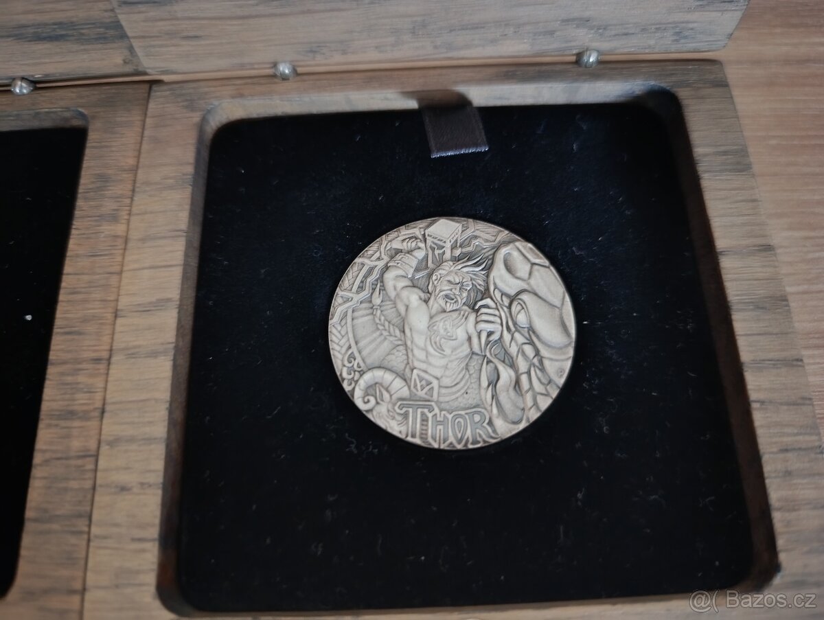 Seversti bohove, stribrne mince 5x2oz , ultra vysoky relief, - 5