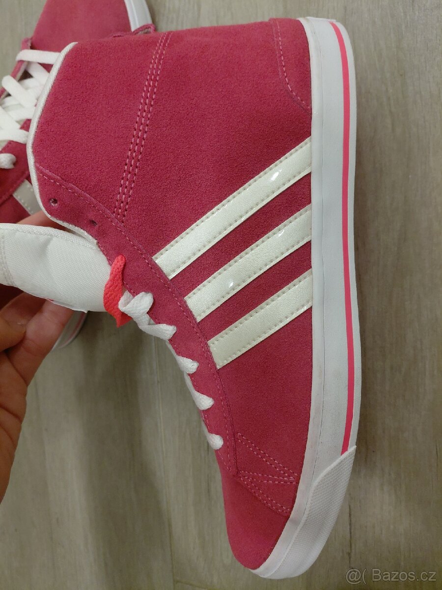 Tenisky Adidas NEO růžové vel. 41 a půl - 5