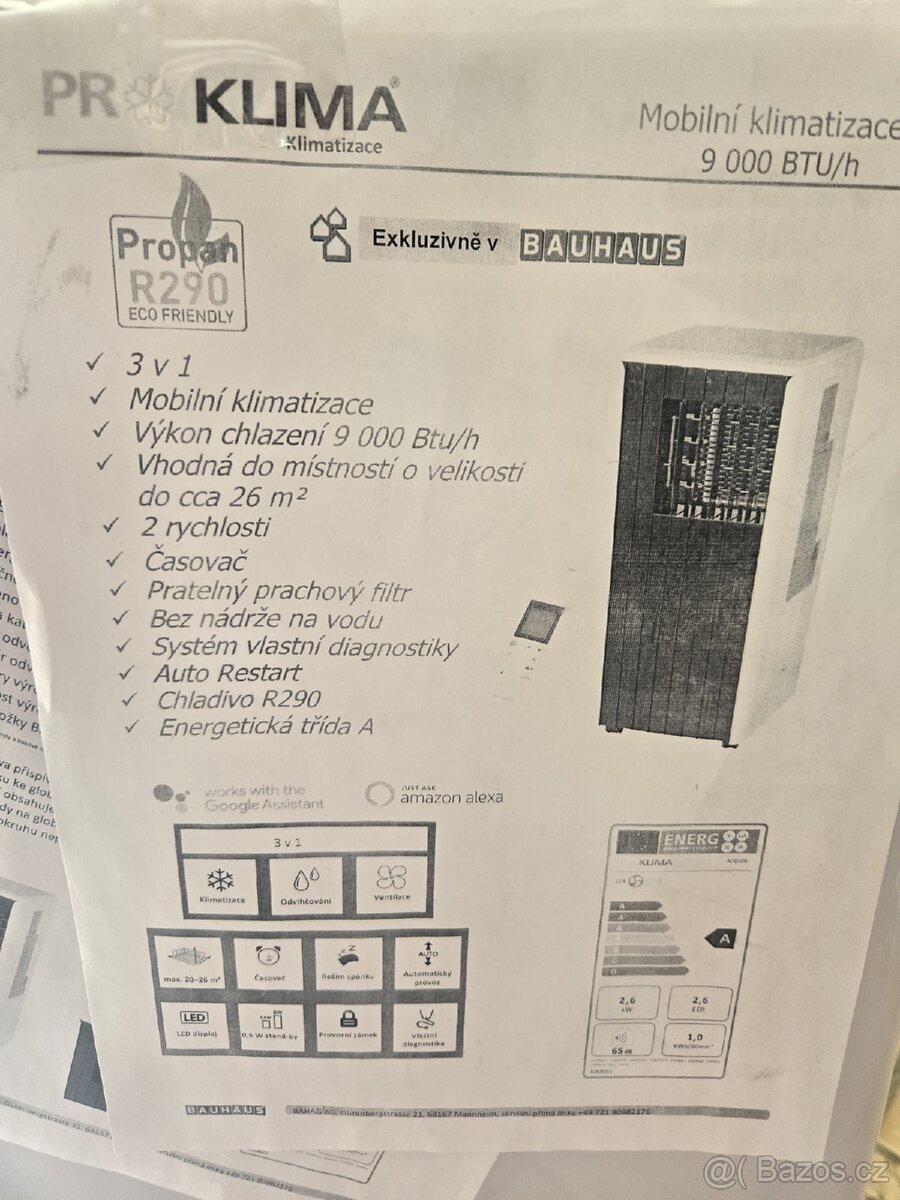 Mobilní klimatizace Bauhaus - 5