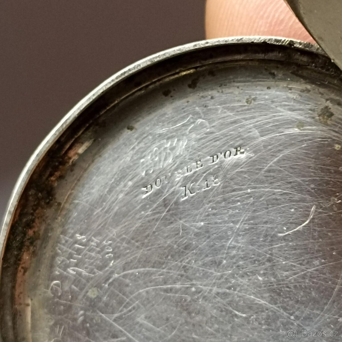 Starožitné stříbrné kapesní hodinky na klíček-klíčovky. - 5