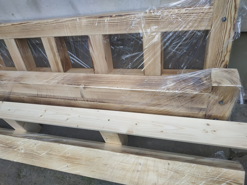 Nová trámová postel Rustik 160x200 - 5