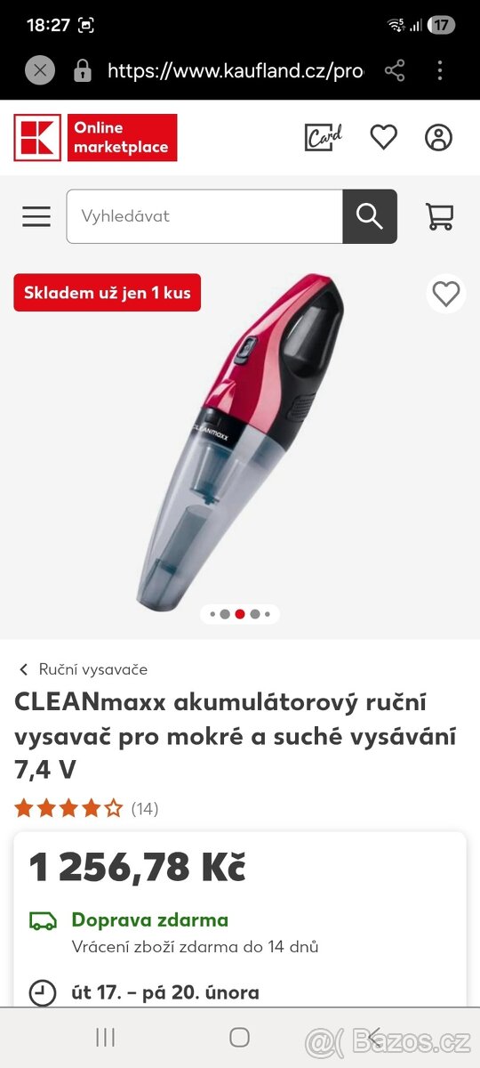 Akumulátorový ruční vysavač - 5
