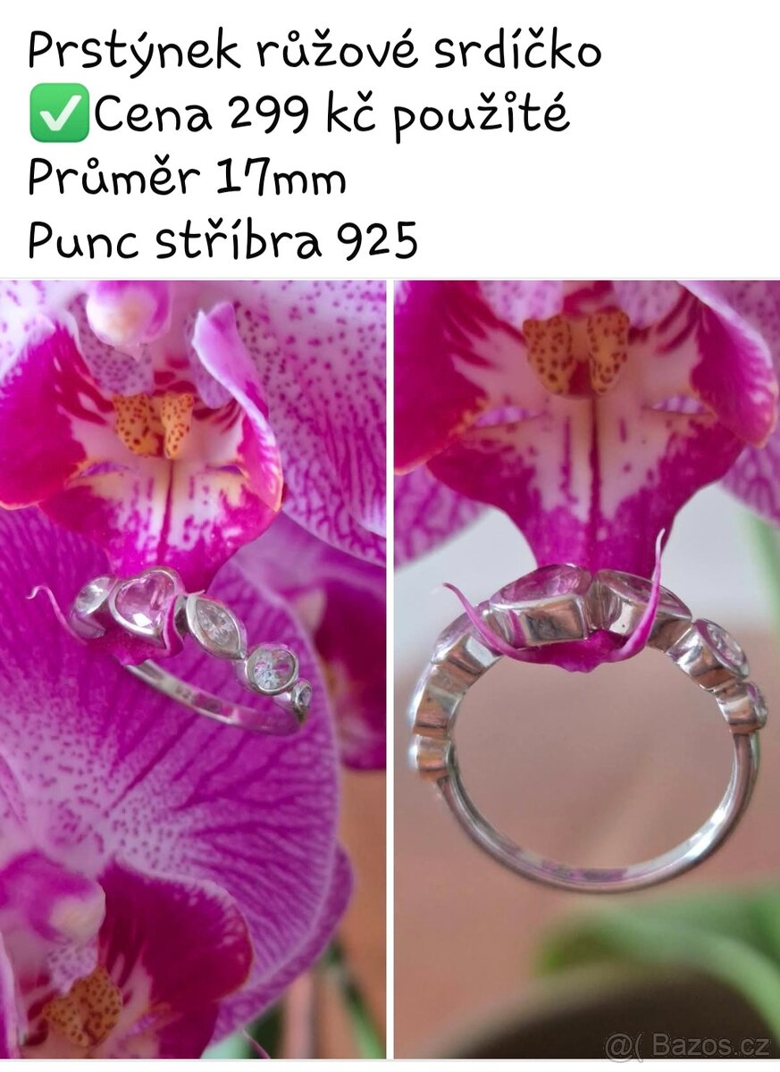 Stříbrné náušnice a prstýnek - 5