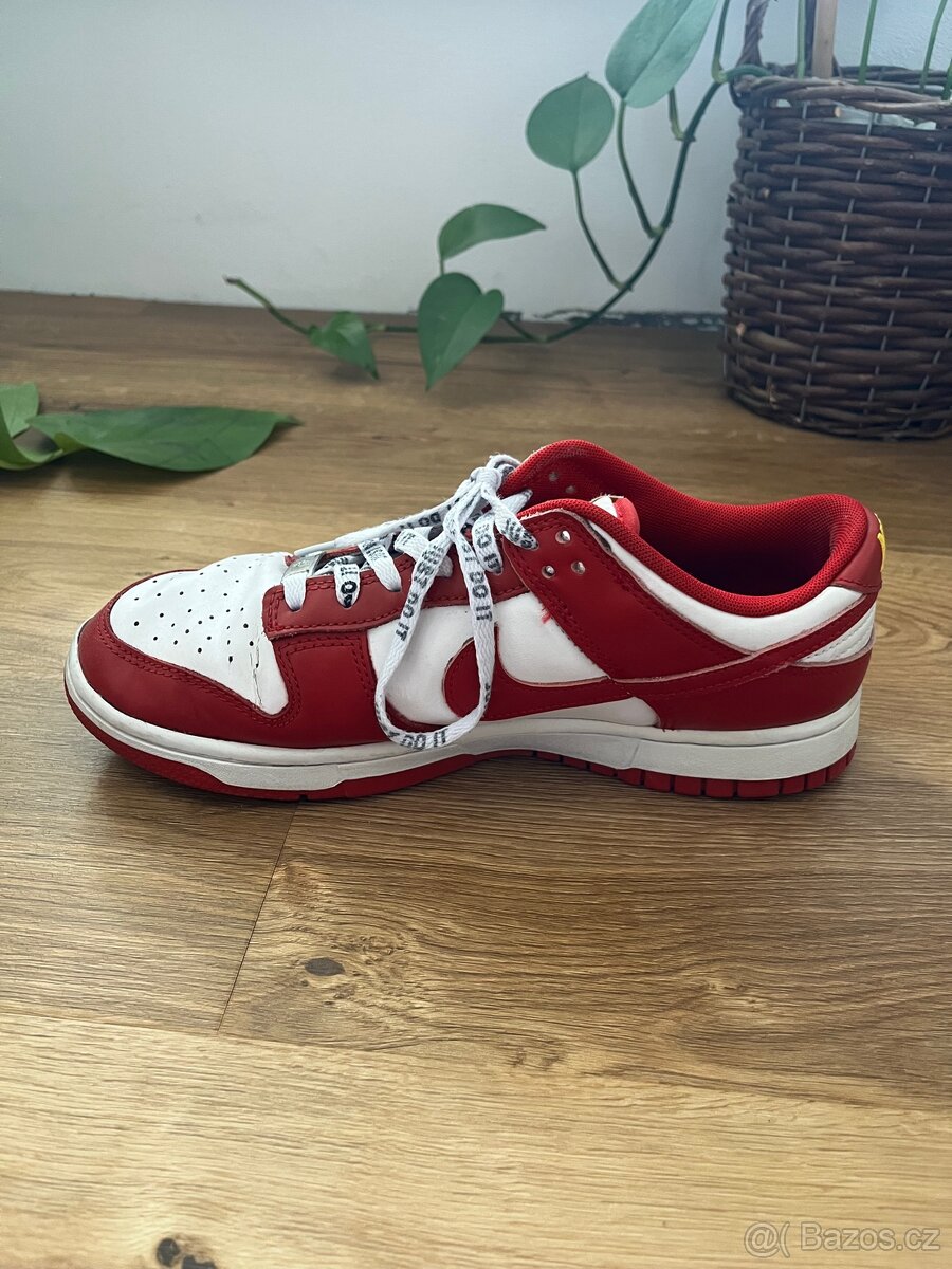 Nike Dunk Low (červeno-bílé) - 5