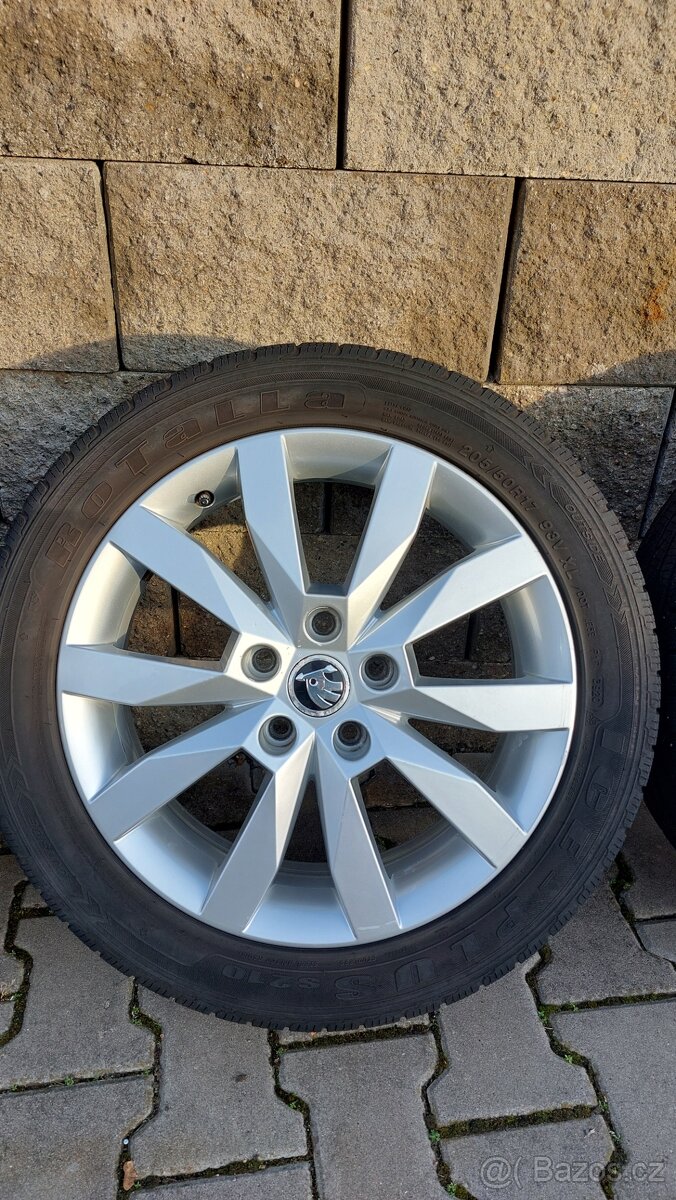 alu Kola 5x112 r17 Crystal škoda Octaviia III Face - 5