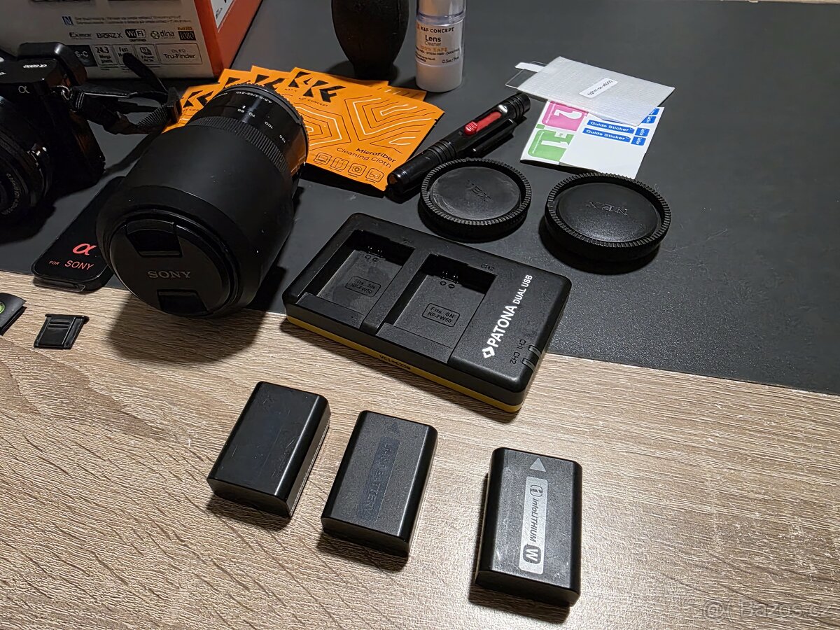 Sony A6000 + 16-50mm + 55-210mm + bohaté příslušenství - 5