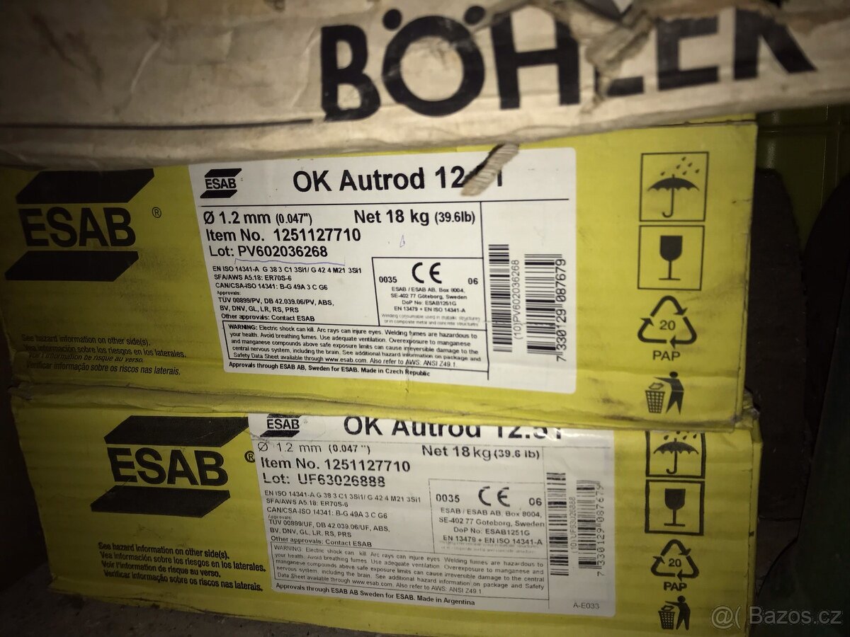 Svářecí elektrody ,dráty - 5