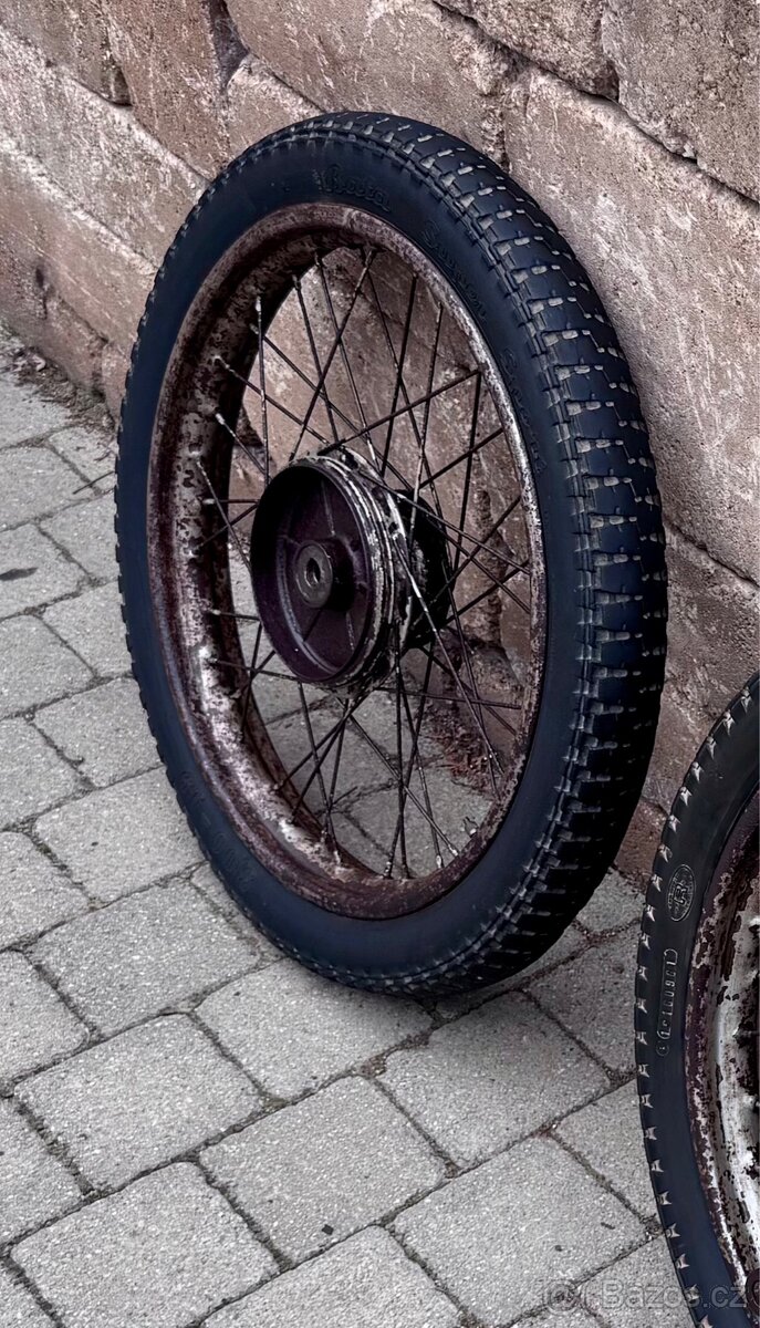 ČZ 175 250 předválečná - přední kolo - 5