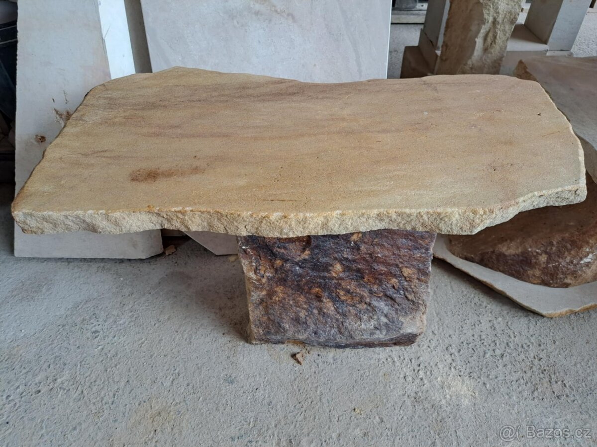 Kamenné kávové stolky - 5