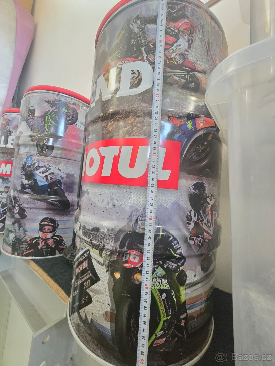 Prázdné sudy od oleje MOTUL včetně sedáku - 5