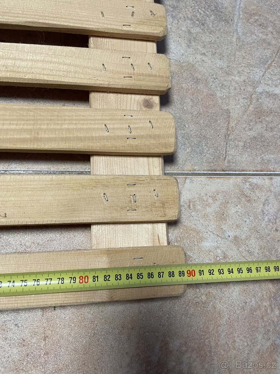 Kovový rám postele včetně roštu - 5