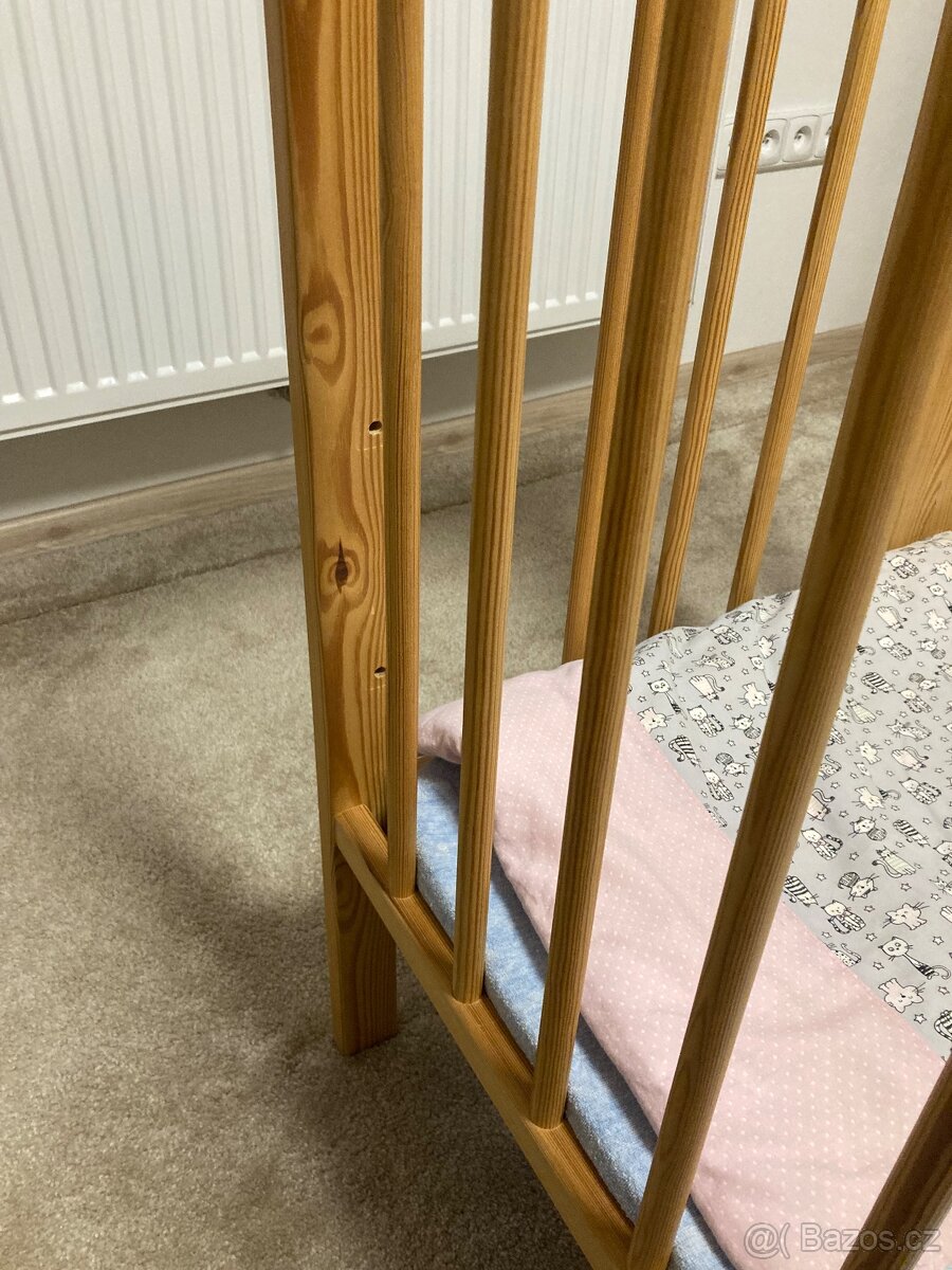 Dětská postýlka 60x120 s matraci - 5