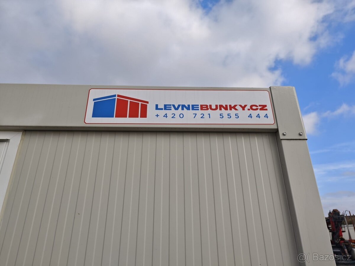 KANCELÁŘ, ZAHRADNÍ DOMEK 6.1x2.4m - 2 místnosti - 5