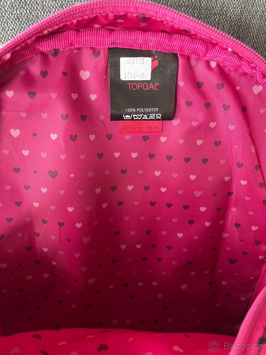 Dívčí školní batoh Topgal buldoček - 5