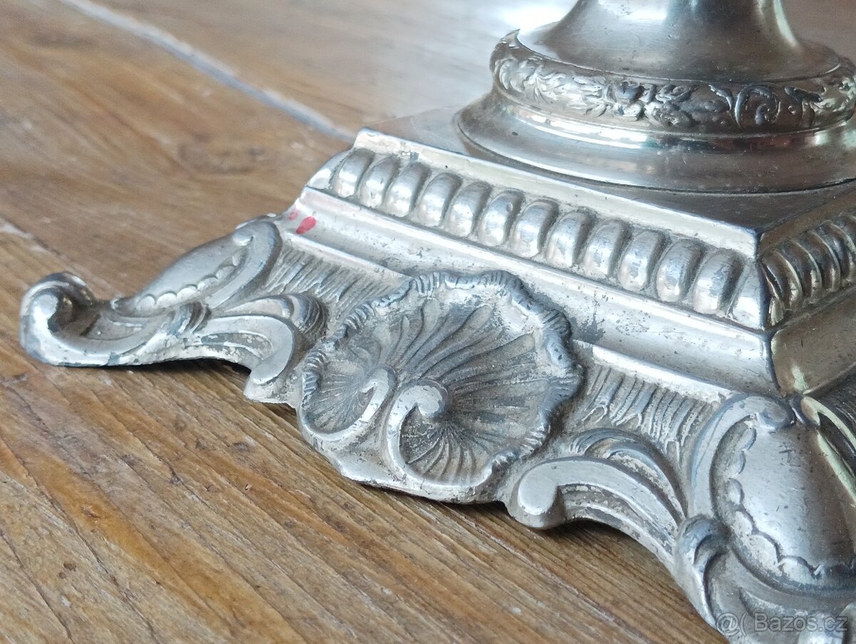 EMPÍROVÁ PETROLEJOVÁ LAMPA FRANCIE 19. STOLETÍ - 5