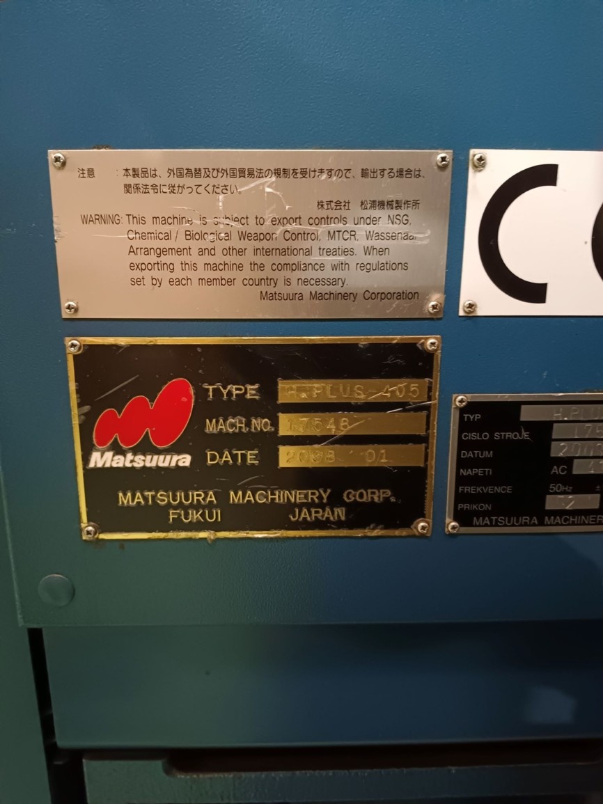 Horizontální frézovací centrum Matsuura - 5