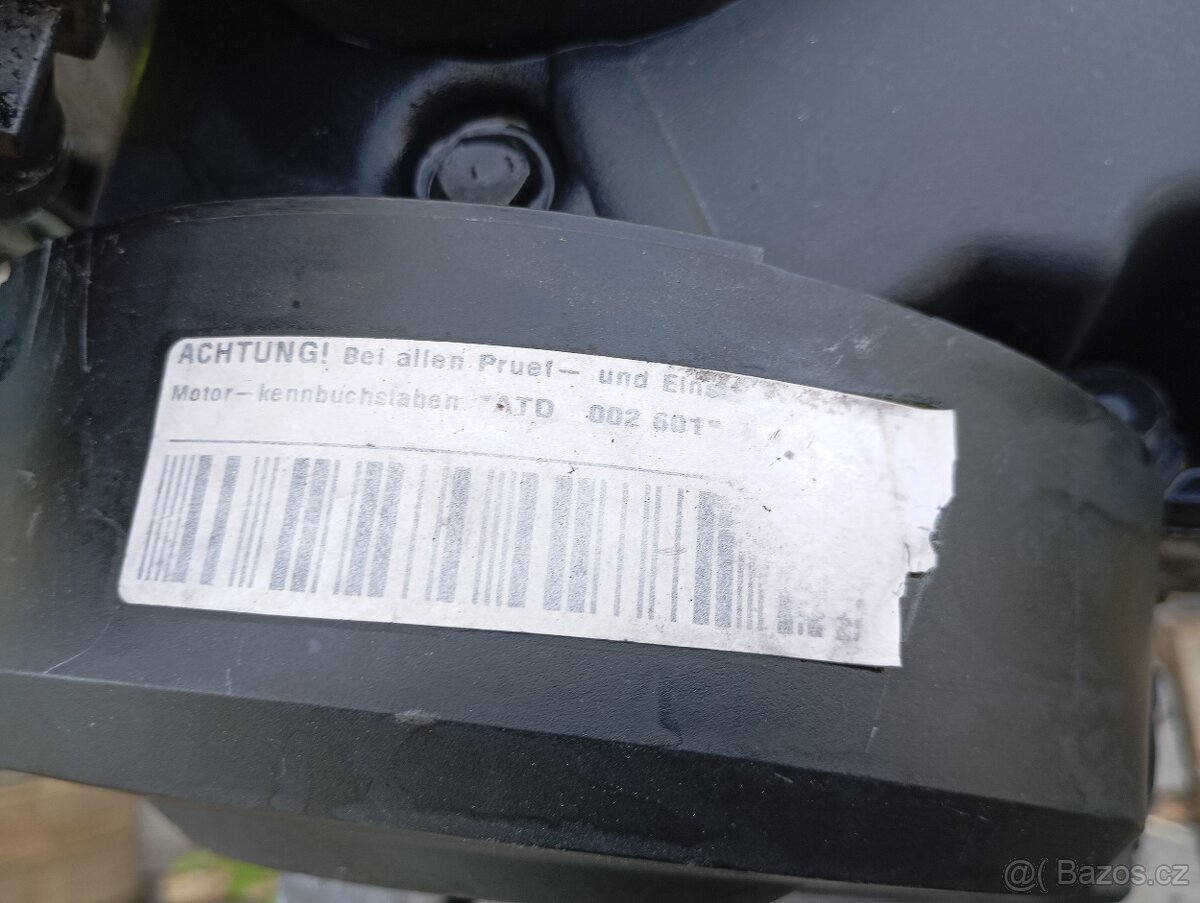 Motor 1.9tdi 74kw ATD - 5