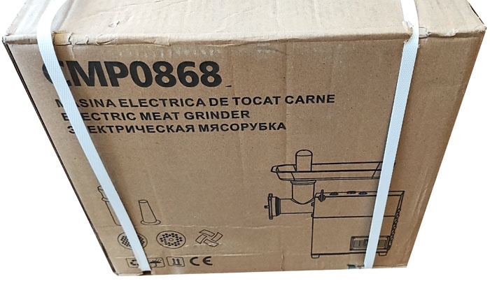 Elektrický mlýnek na maso 750W 60 kg/hod. 2 šajby - 5