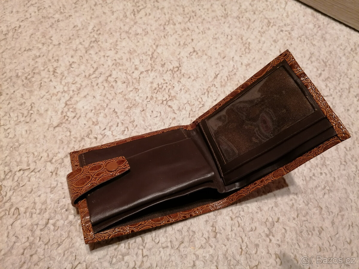 Pánská retro kabelka s peněženkami a klíčenkou. - 5